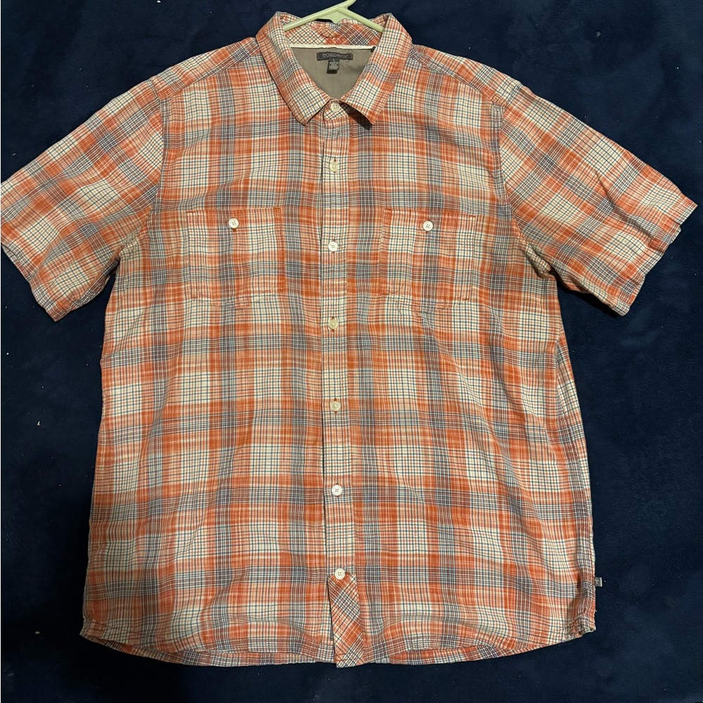 Toad&Co. Men’s size Large button down short sleeve